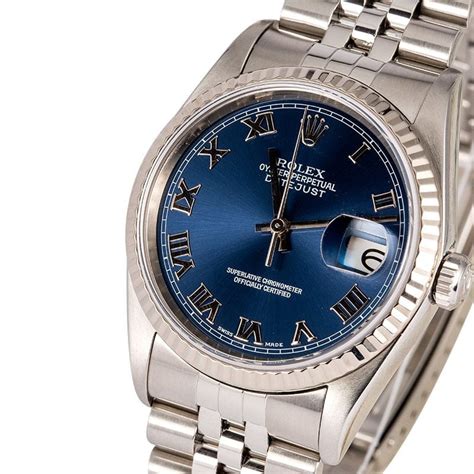 rolex 16234 blue roman for sale|Rolex 16234 for sale.